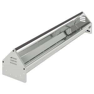 Mangiatoia per polli Argento 108 x 20,5 x 20 cm Acciaio zincato 874614