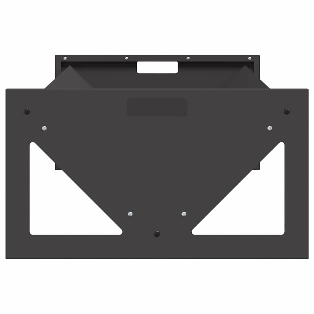 Abbeveratoio per bestiame Nero 108 x 50 x 28 cm 874615