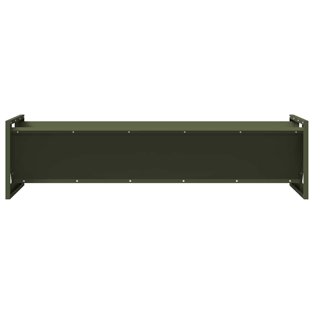 Abbeveratoio per bestiame Verde oliva 108 x 50 x 28 cm 874616