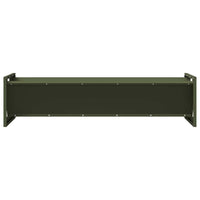 Abbeveratoio per bestiame Verde oliva 108 x 50 x 28 cm 874616