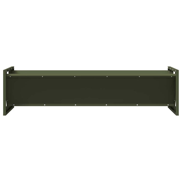 Abbeveratoio per bestiame Verde oliva 108 x 50 x 28 cm 874616