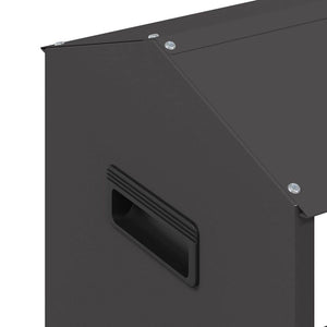 Mangiatoia per polli Nero 81 x 32 x 53,5 cm 874618