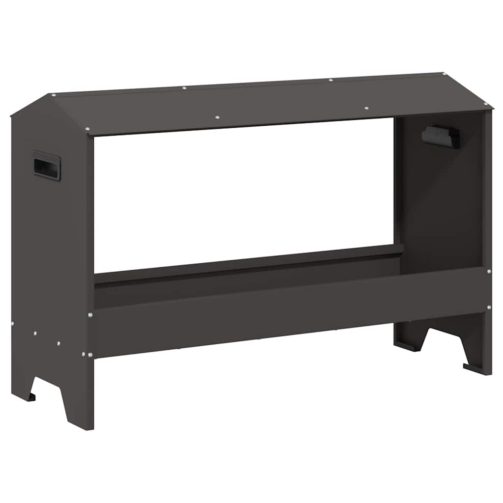 Mangiatoia per polli Nero 81 x 32 x 53,5 cm 874618
