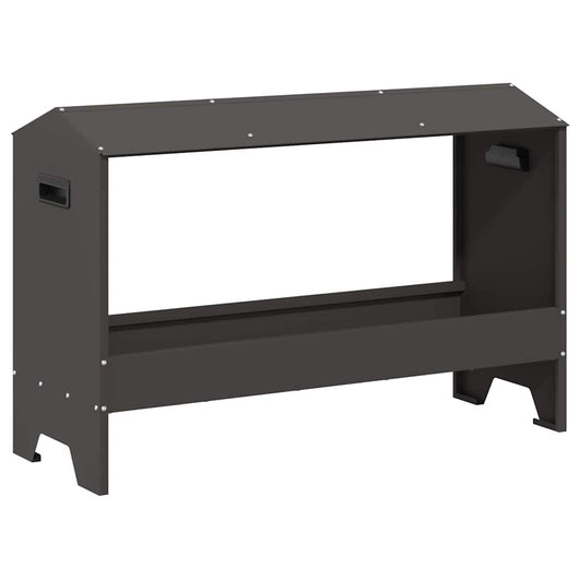 Mangiatoia per polli Nero 81 x 32 x 53,5 cm 874618