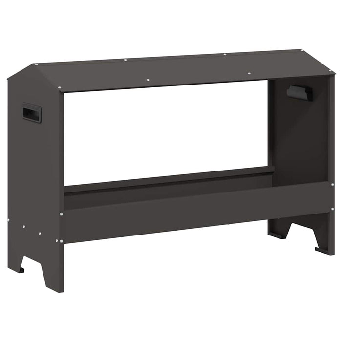 Mangiatoia per polli Nero 81 x 32 x 53,5 cm 874618