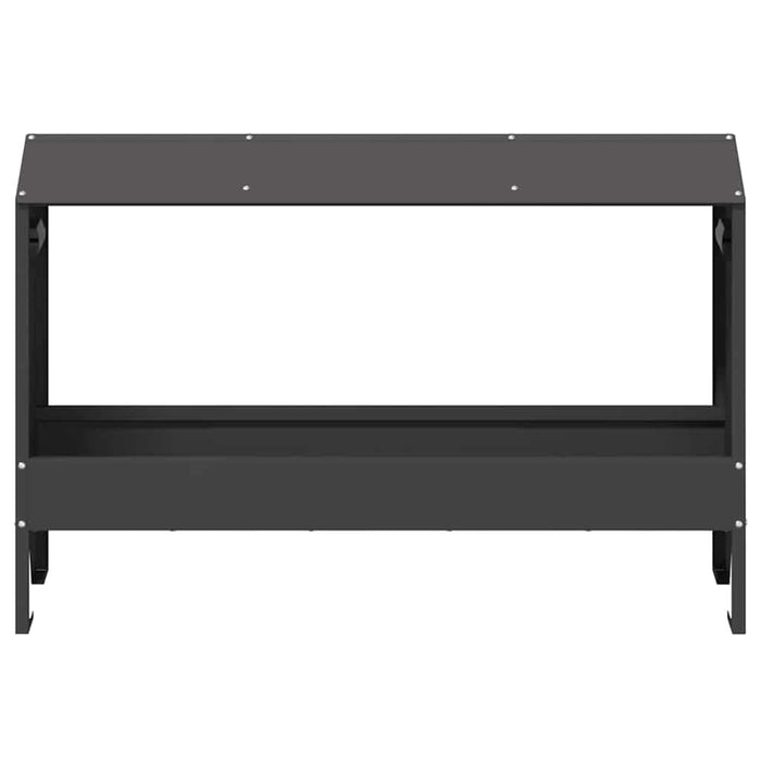 Mangiatoia per polli Nero 81 x 32 x 53,5 cm 874618