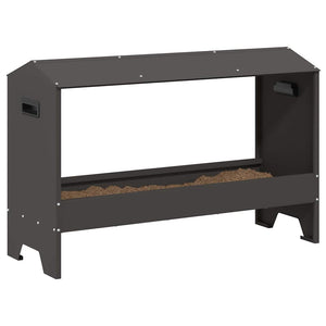Mangiatoia per polli Nero 81 x 32 x 53,5 cm 874618