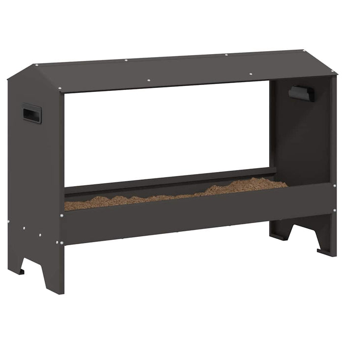 Mangiatoia per polli Nero 81 x 32 x 53,5 cm 874618
