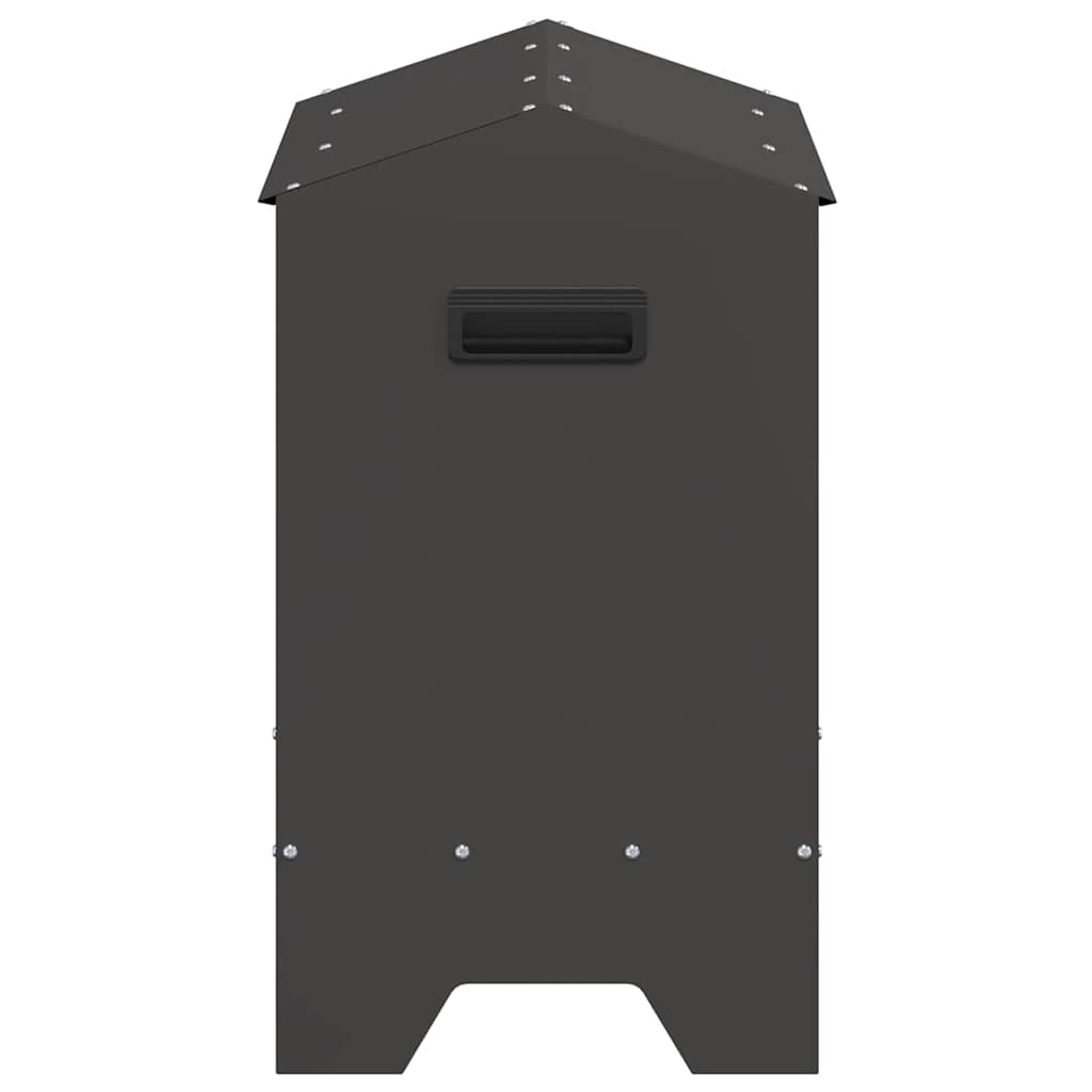 Mangiatoia per polli Nero 81 x 32 x 53,5 cm 874618