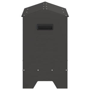 Mangiatoia per polli Nero 81 x 32 x 53,5 cm 874618