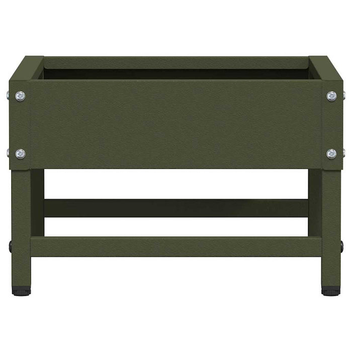 Mangiatore per Uccelli Verde oliva 80 x 28 x 13.5 cm 874625