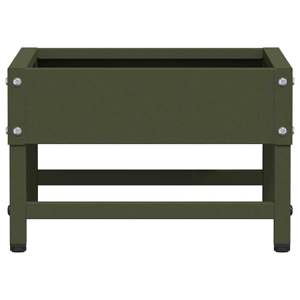 Mangiatore per Uccelli Verde oliva 80 x 28 x 13.5 cm 874625