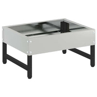 Mangiatore per Uccelli Argento 80 x 28 x 13.5 cm 874626