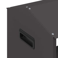 Abbeveratoio per bestiame Nero 79 x 35 x 62 cm 874627