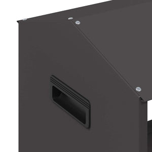 Abbeveratoio per bestiame Nero 79 x 35 x 62 cm 874627