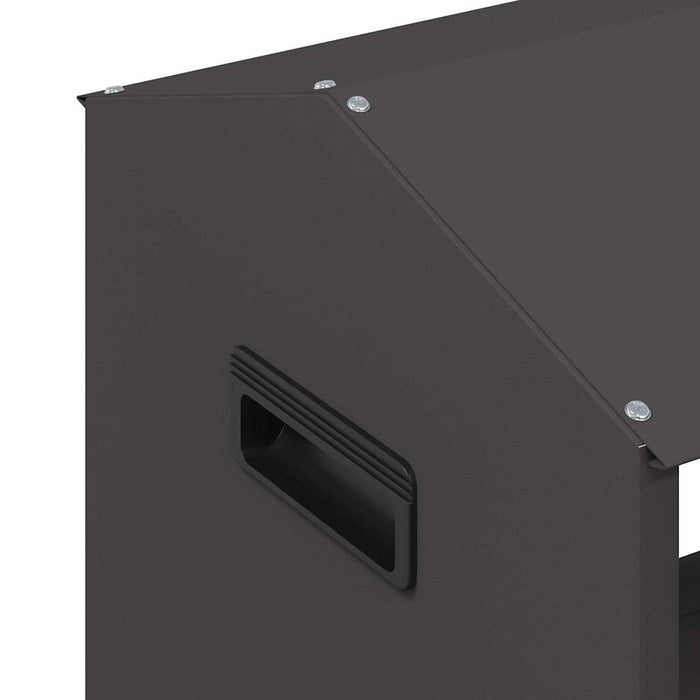 Abbeveratoio per bestiame Nero 79 x 35 x 62 cm 874627