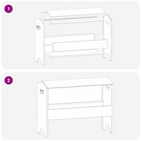 Abbeveratoio per bestiame Nero 79 x 35 x 62 cm 874627