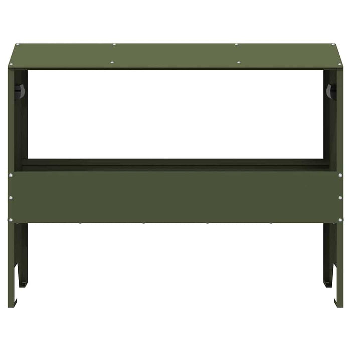 Abbeveratoio per bestiame Verde oliva 79 x 35 x 62 cm 874628