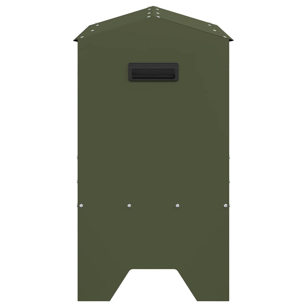 Abbeveratoio per bestiame Verde oliva 79 x 35 x 62 cm 874628