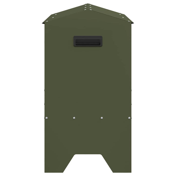 Abbeveratoio per bestiame Verde oliva 79 x 35 x 62 cm 874628