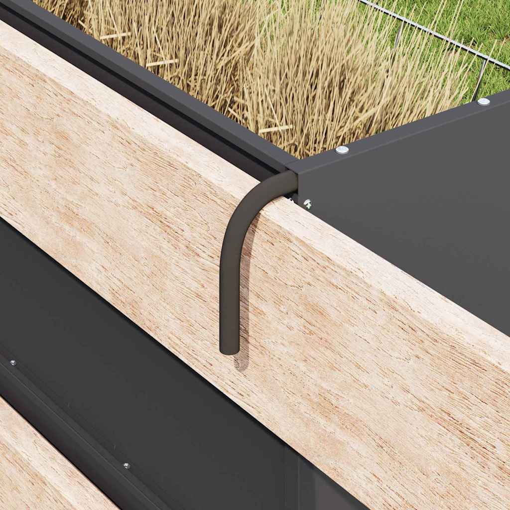 Nutriente per Fieno Nero 71 x 33 x 70 cm 874630