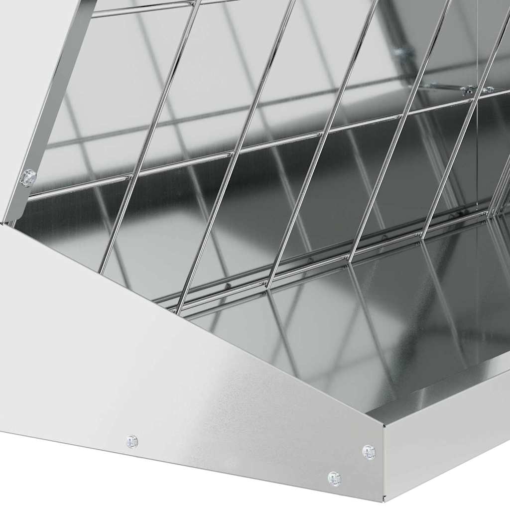 Nutriente per Fieno Argento 71 x 33 x 70 cm Acciaio zincato 874632