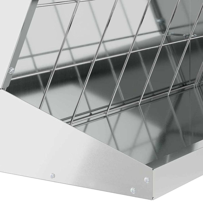 Nutriente per Fieno Argento 71 x 33 x 70 cm Acciaio zincato 874632