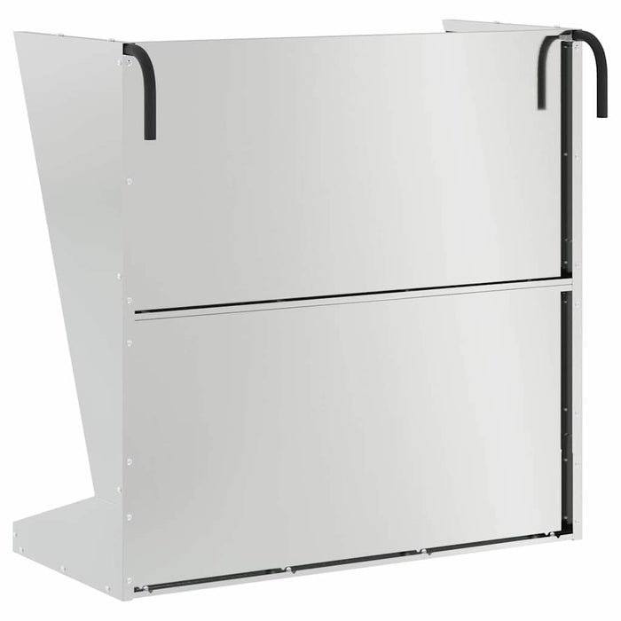 Nutriente per Fieno Argento 71 x 33 x 70 cm Acciaio zincato 874632