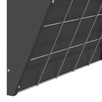 Mangiatore Appeso per Fieno Nero 61 x 33 x 66 cm 874633