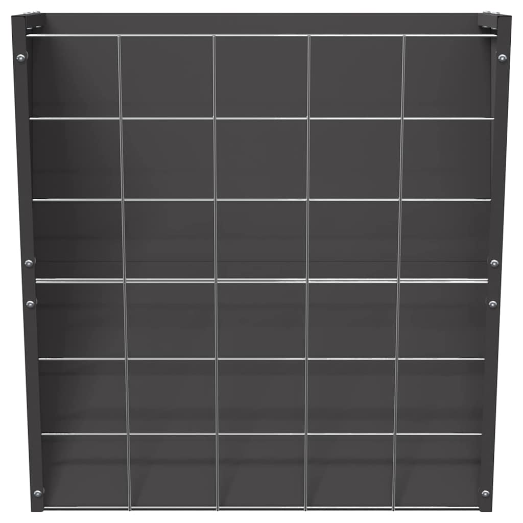 Mangiatore Appeso per Fieno Nero 61 x 33 x 66 cm 874633