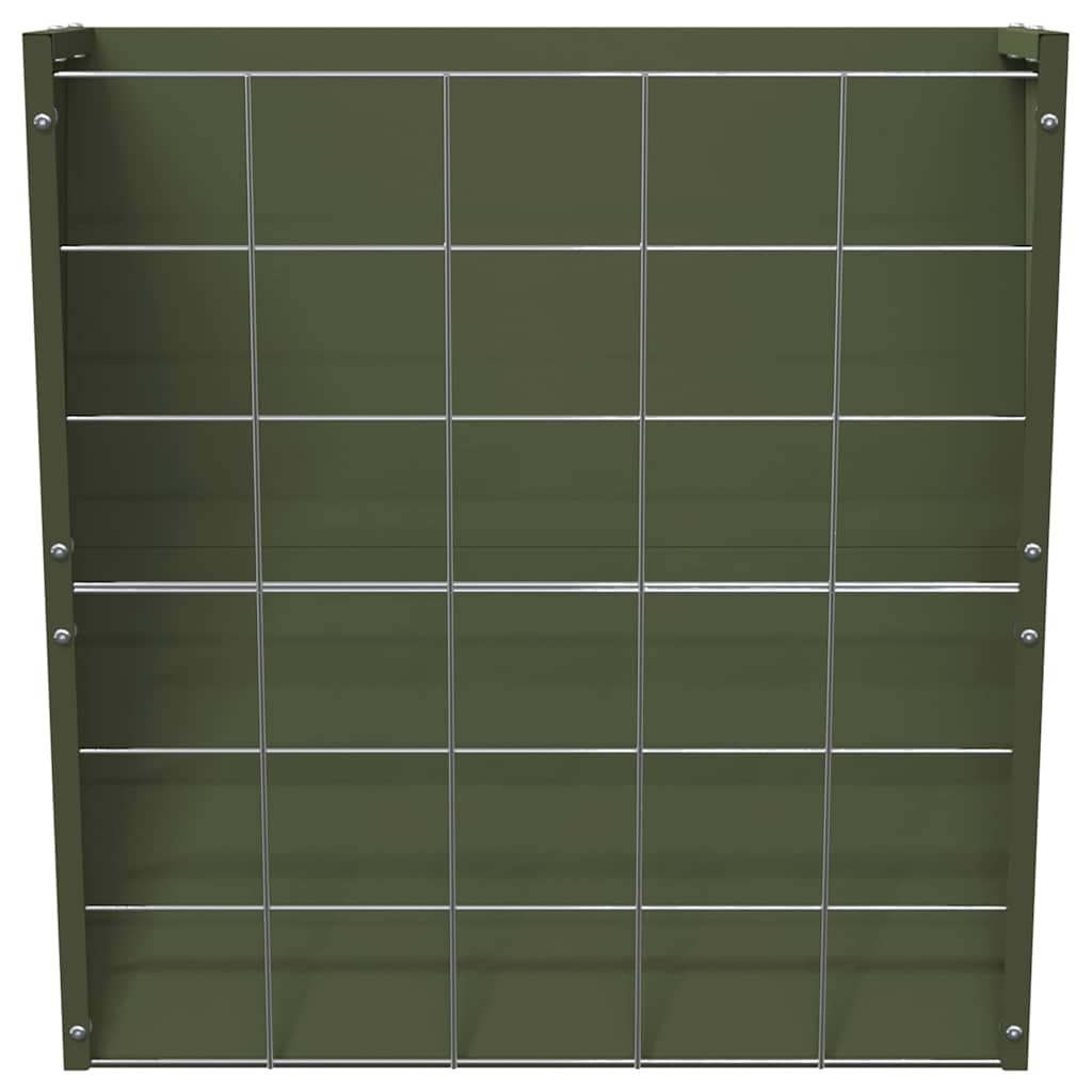 Mangiatore Appeso per Fieno Verde oliva 61 x 33 x 66 cm 874634