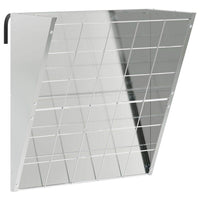 Mangiatore Appeso per Fieno Argento 61 x 33 x 66 cm 874635