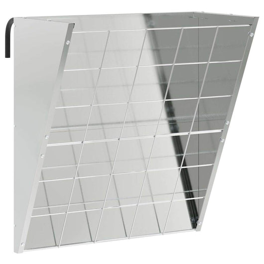 Mangiatore Appeso per Fieno Argento 61 x 33 x 66 cm 874635