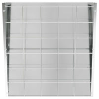 Mangiatore Appeso per Fieno Argento 61 x 33 x 66 cm 874635