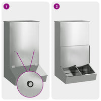 Nutriente per Maiali Argento 55 x 51 x 91.5 cm Acciaio zincato 874641