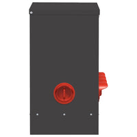 Feeder per pollo Nero 60.5 x 29 x 51 cm 874645