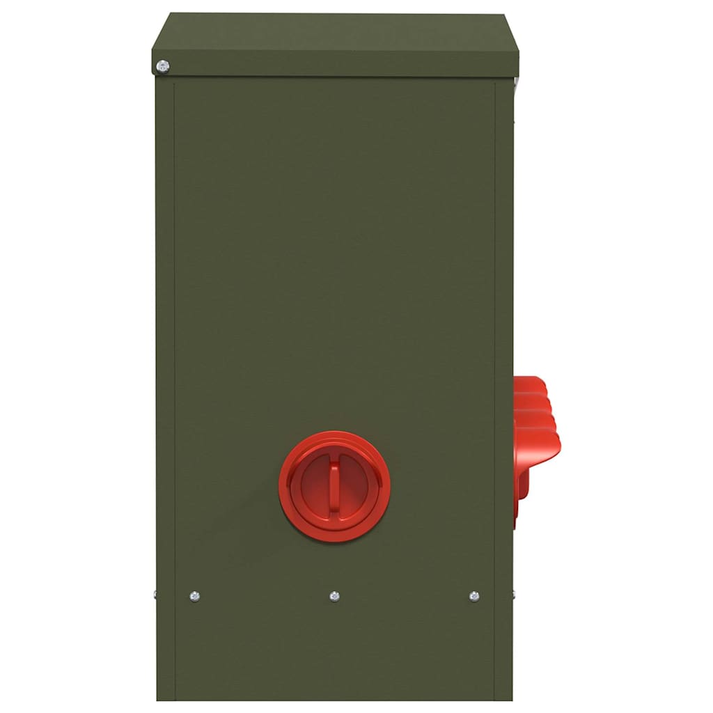 Feeder per pollo Verde oliva 60.5 x 29 x 51 cm 874646