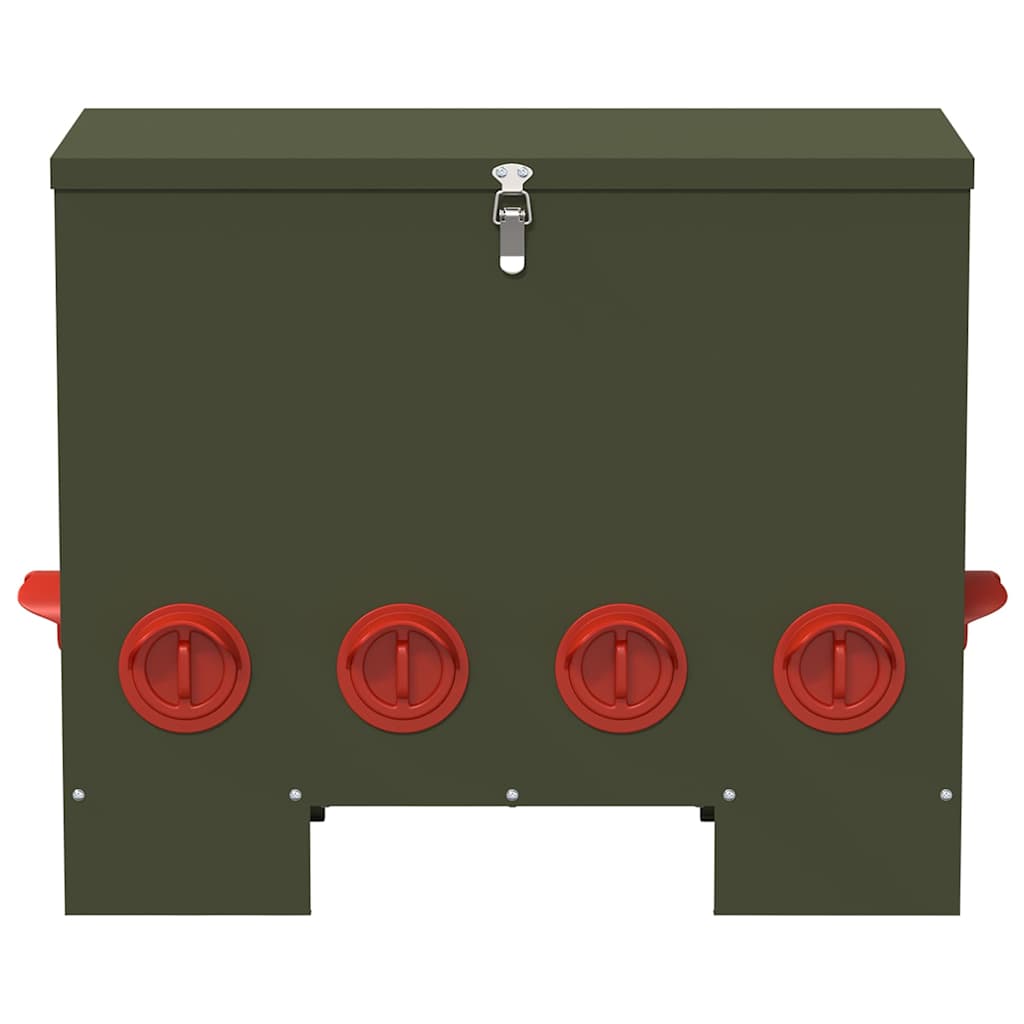 Feeder per pollo Verde oliva 60.5 x 29 x 51 cm 874649