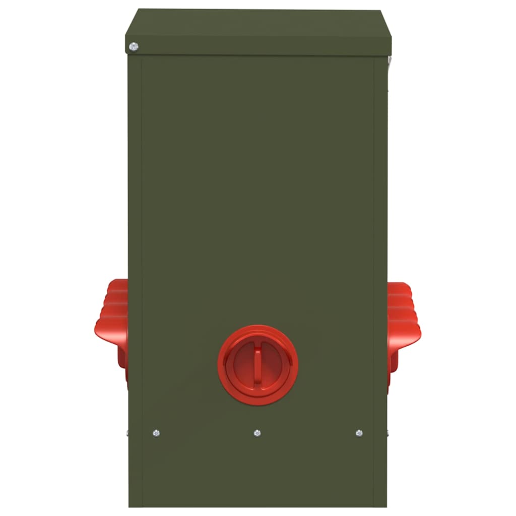 Feeder per pollo Verde oliva 60.5 x 29 x 51 cm 874649