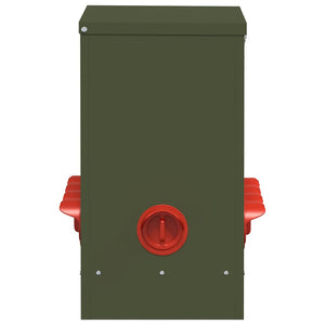 Feeder per pollo Verde oliva 60.5 x 29 x 51 cm 874649