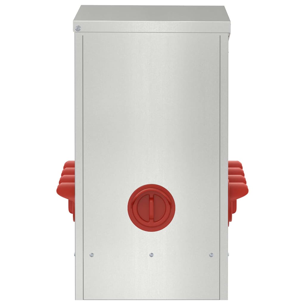 Feeder per pollo Argento 60.5 x 29 x 51 cm Acciaio zincato 874650