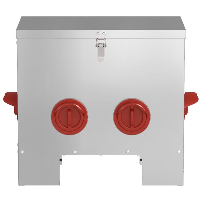 Feeder per pollo Argento 60.5 x 29 x 51 cm Acciaio zincato 874653