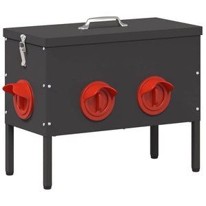 Feeder per pollo Nero 41,5 x 20,5 x 33 cm 874654