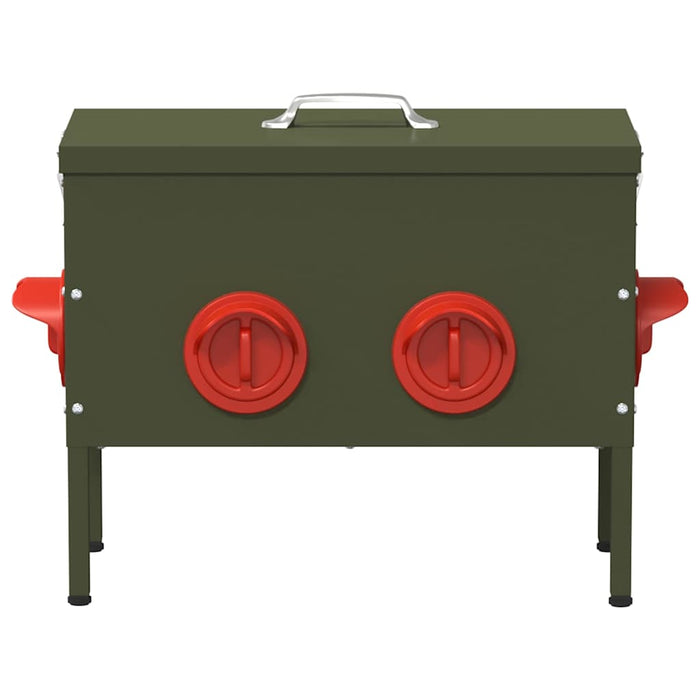 Feeder per pollo Verde oliva 41,5 x 20,5 x 33 cm 874655