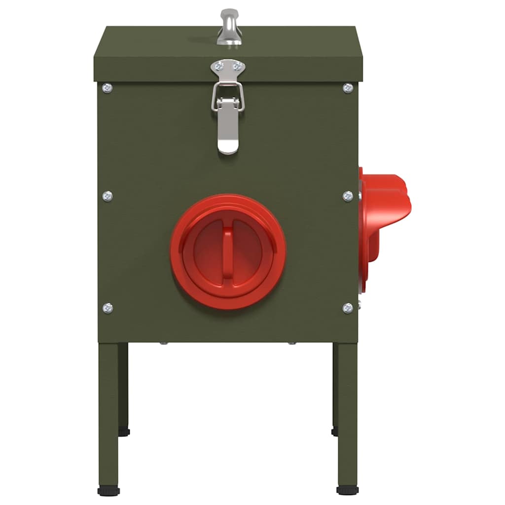 Feeder per pollo Verde oliva 41,5 x 20,5 x 33 cm 874655