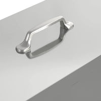 Feeder per pollo Argento 41,5 x 20,5 x 33 cm Acciaio zincato 874656