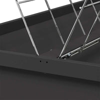 Mangiatore per Bestiame Nero 100 x 60 x 90 cm 874657