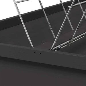 Mangiatore per Bestiame Nero 100 x 60 x 90 cm 874657