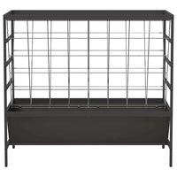 Mangiatore per Bestiame Nero 100 x 60 x 90 cm 874657