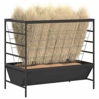 Mangiatore per Bestiame Nero 100 x 60 x 90 cm 874657